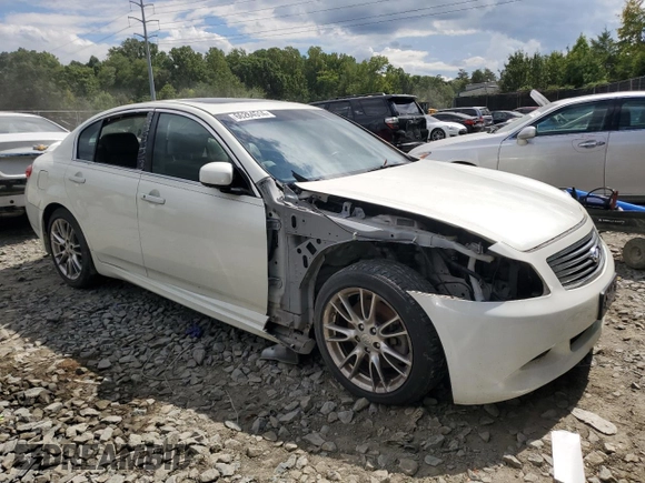 2008 Infiniti G35 with VIN JNKBV61E48M213883, listed as a Copart auction lot 66284514 with Not Provided miles and Salvage Title. Bid and sale history available at DreamBid. Image 4.