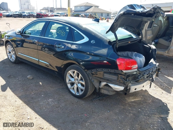 2018 Chevrolet Impala Premier with VIN 2G1125S38J9150277, listed as a IAAI auction lot 41835040 with 84,309 mi miles. Bid and sale history available at carsss.com. Image 3.