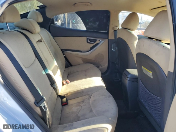 2011 Hyundai Elantra Ltd with VIN KMHDH4AE9BU116509, listed as a Copart auction lot 41697755 with 154,145 mi miles and Salvage Title. Bid and sale history available at carsss.com. Image 10.