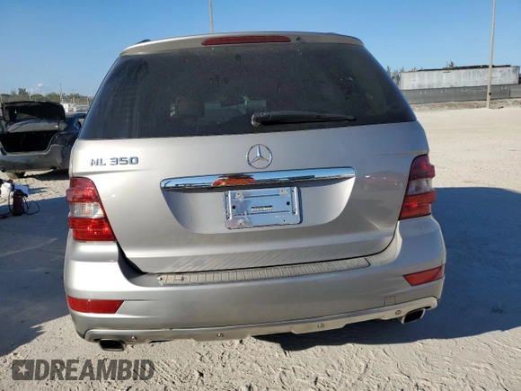 2009 Mercedes-Benz M 3.5L with VIN 4JGBB56E69A519401, listed as a Copart auction lot 44858425 with 136,857 mi miles and Salvage Title. Bid and sale history available at carsss.com. Image 6.