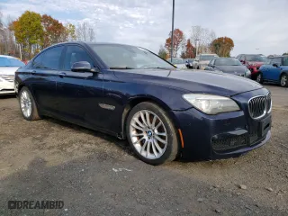 2013 BMW 7 Series 750i xDrive with VIN WBAYB6C50DC998207, listed as a Copart auction lot 78645014 with 132,084 mi miles and Clean Title. Bid and sale history available at carsss.com. Image 4.
