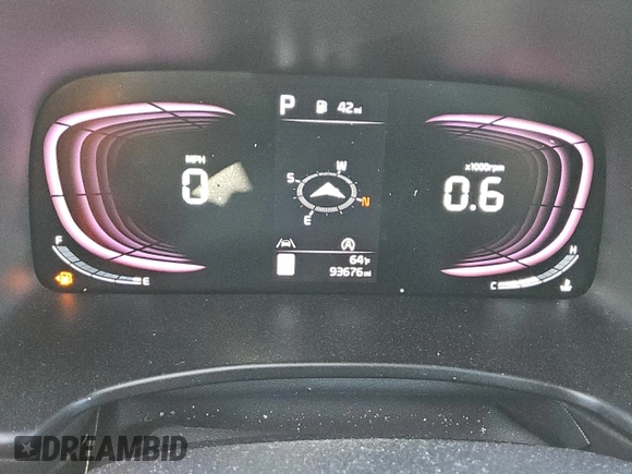 2024 Kia Soul S with VIN KNDJ23AU2R7224196, listed as a Copart auction lot 53608985 with 93,676 mi miles and Clean title. Bid and sale history available at DreamBid. Image 9.