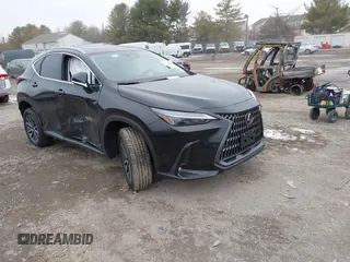 2025 Lexus NX 350h Premium with VIN 2T2GKCEZ6SC039679, listed as a IAAI auction lot 41318185 with 1,782 mi miles and . Bid and sale history available at DreamBid. Image 1.