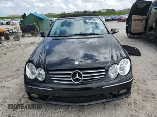 2005 Mercedes-Benz CLK 500 with VIN WDBTK75G45T035778, listed as a Copart auction lot 51510295 with 44,100 mi miles and Salvage title. Bid and sale history available at DreamBid. Image 5.
