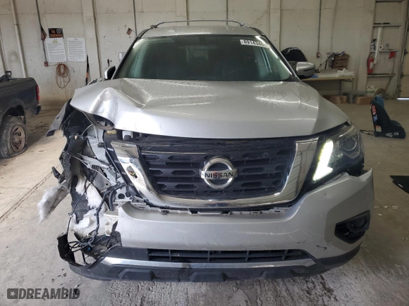 2020 Nissan Pathfinder S with VIN 5N1DR2AN0LC629690, listed as a Copart auction lot 89143465 with 49,442 mi miles and Salvage Title. Bid and sale history available at carsss.com. Image 5.