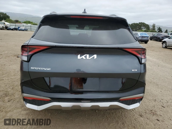 2023 Kia Sportage SX-Prestige with VIN KNDPXCAG1P7021044, listed as a Copart auction lot 54364995 with 38,023 mi miles and Salvage title. Bid and sale history available at DreamBid. Image 6.