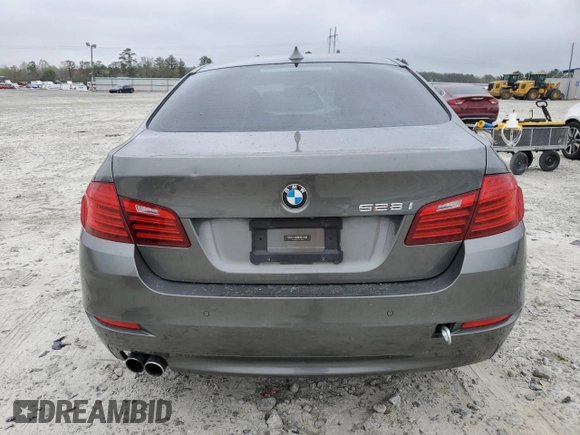 2014 BMW 5 Series 528i with VIN WBA5A5C59ED510285, listed as a Copart auction lot 50798995 with 127,226 mi miles and Salvage Title. Bid and sale history available at carsss.com. Image 6.