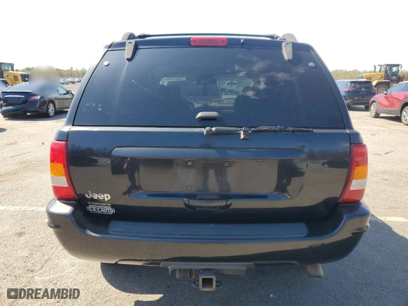 2004 Jeep Grand Cherokee Limited with VIN 1J4GW58N94C267694, listed as a Copart auction lot 50531845 with 110,679 mi miles and Non Repairable. Bid and sale history available at carsss.com. Image 6.