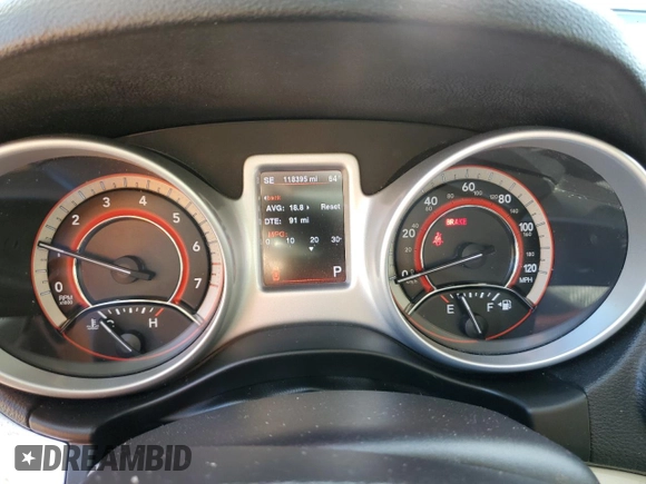 2013 Dodge Journey SXT with VIN 3C4PDDBG7DT505871, listed as a Copart auction lot 54657255 with 118,395 mi miles and Non Repairable. Bid and sale history available at DreamBid. Image 9.
