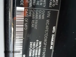 2016 Mercedes-Benz Sprinter with VIN WD4PE7DD8GP197609, listed as a Copart auction lot 77831204 with 102,702 mi miles and Clean Title. Bid and sale history available at DreamBid. Image 13.