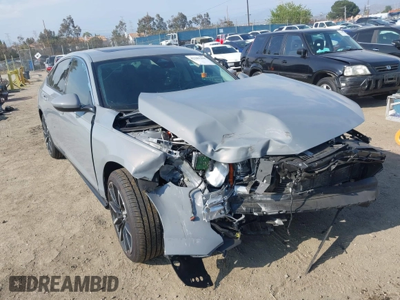 2024 Honda Accord Touring with VIN 1HGCY2F8XRA070757, listed as a IAAI auction lot 42181104 with 12,326 mi miles and . Bid and sale history available at DreamBid. Image 1.