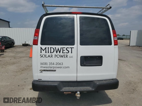2017 Chevrolet Express Cargo с VIN 1GCWGAFF6H1104635, выставлен на аукционе Copart как лот 57344345 с пробегом Не указан миль и На запчасти • Non repairable. История ставок и продаж доступна на DreamBid. Изображение 6.