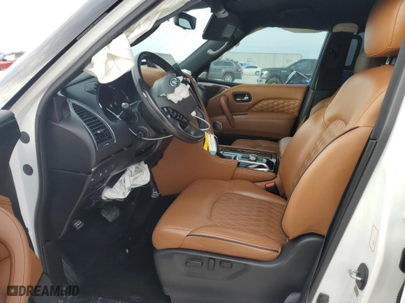 2022 Infiniti QX80 SENSORY with VIN JN8AZ2BD8N9870253, listed as a Copart auction lot 83846274 with 0 mi miles and Salvage Title. Bid and sale history available at carsss.com. Image 7.