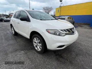2012 Nissan Murano S with VIN JN8AZ1MW1CW210109, listed as a Copart auction lot 49190345 with 154,924 mi miles and Clean Title. Bid and sale history available at DreamBid. Image 1.