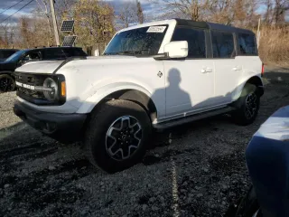 2024 Ford Bronco Outer Banks with VIN 1FMEE8BP9RLA03325, listed as a Copart auction lot 80522554 with 2,081 mi miles and Non Repairable. Bid and sale history available at carsss.com. Image 1.