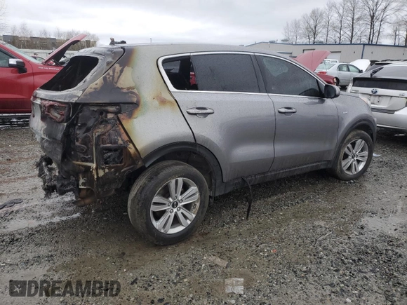 2017 Kia Sportage LX with VIN KNDPMCAC7H7289233, listed as a Copart auction lot 86997924 with Not Provided miles and Salvage Title. Bid and sale history available at DreamBid. Image 3.
