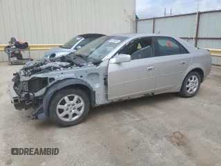 2007 Cadillac CTS with VIN 1G6DP577470172977, listed as a Copart auction lot 54736694 with 0 mi miles and Salvage Title. Bid and sale history available at carsss.com. Image 1.
