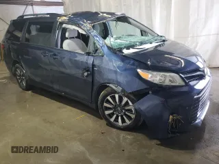 2020 Toyota Sienna LE with VIN 5TDJZ3DC5LS240162, listed as a Copart auction lot 87418854 with Not provided miles and Salvage title. Bid and sale history available at DreamBid. Image 4.