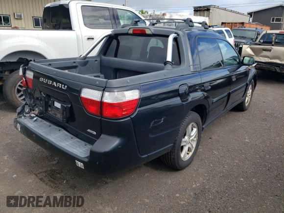 2006 Subaru Baja Special Sports с VIN 4S4BT62C367103094, выставлен на аукционе Copart как лот 54652834 с пробегом 98 332 миль миль и Чистый • Clean title. История ставок и продаж доступна на DreamBid. Изображение 3.