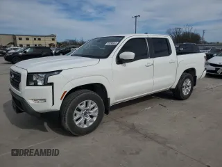 2022 Nissan Frontier SV with VIN 1N6ED1EKXNN675193, listed as a Copart auction lot 49190455 with 52,833 mi miles and Clean title. Bid and sale history available at DreamBid. Image 1.