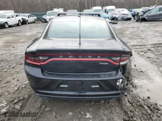 2023 Dodge Charger Police with VIN 2C3CDXKG6PH613514, listed as a Copart auction lot 46024455 with 6,910 mi miles and Salvage Title. Bid and sale history available at carsss.com. Image 6.