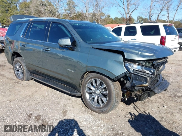 2023 Chevrolet Tahoe LS with VIN 1GNSCMKD5PR444303, listed as a IAAI auction lot 41260372 with 13,180 mi miles and . Bid and sale history available at DreamBid. Image 1.