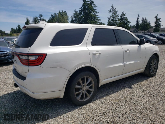 2017 Dodge Durango GT with VIN 1C4RDHDG7HC740821, listed as a Copart auction lot 59715545 with 145,050 mi miles and Clean title. Bid and sale history available at DreamBid. Image 3.