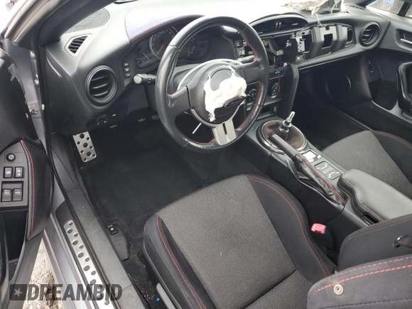 2015 Subaru BRZ Premium with VIN JF1ZCAB12F9607084, listed as a Copart auction lot 53743495 with 57,486 mi miles and Salvage title. Bid and sale history available at DreamBid. Image 8.