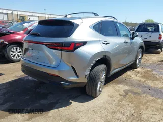 2025 Lexus NX with VIN JTJHKCEZ1S2049993, listed as a IAAI auction lot 41999283 with 2,825 mi miles. Bid and sale history available at carsss.com. Image 4.