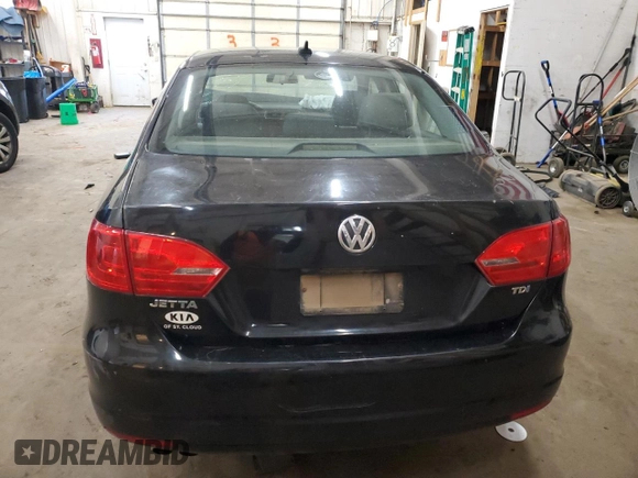 2012 Volkswagen Jetta TDI w/Premium with VIN 3VWLL7AJ7CM328048, listed as a Copart auction lot 54978425 with 148,927 mi miles and Non repairable. Bid and sale history available at DreamBid. Image 6.