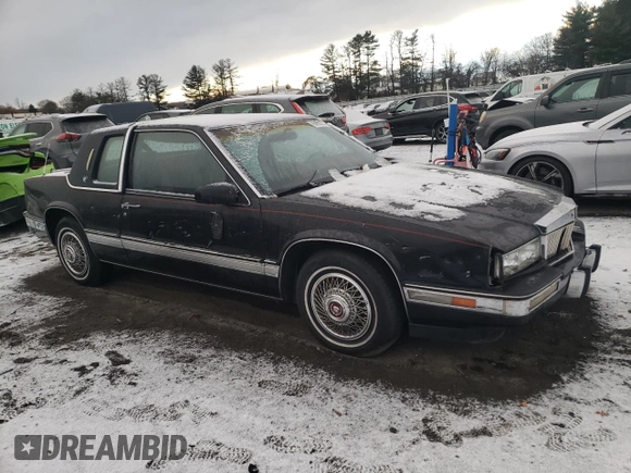 1988 Cadillac Eldorado with VIN 1G6EL1155JU622216, listed as a Copart auction lot 83659204 with 44,668 mi miles and Salvage Title. Bid and sale history available at DreamBid. Image 4.