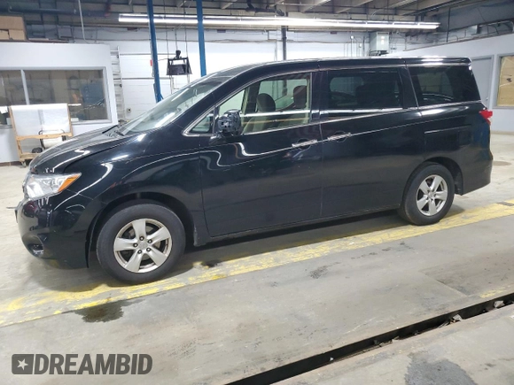 2015 Nissan Quest SV with VIN JN8AE2KPXF9121722, listed as a Copart auction lot 54067425 with 221,339 mi miles and Clean Title. Bid and sale history available at carsss.com. Image 1.