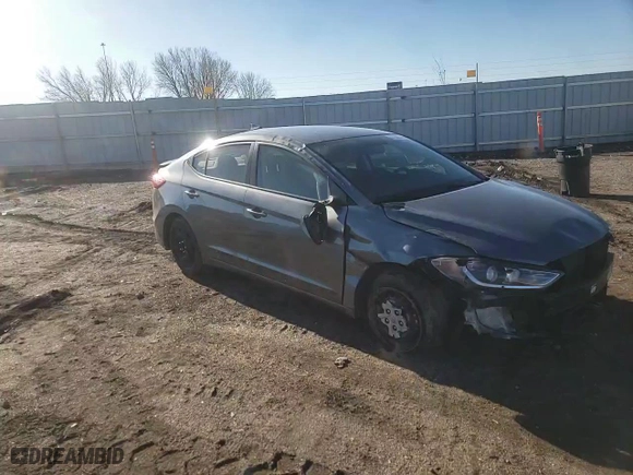 2017 Hyundai Elantra SE with VIN KMHD74LF0HU327891, listed as a Copart auction lot 77912394 with 63,319 mi miles and Salvage Title. Bid and sale history available at carsss.com. Image 11.