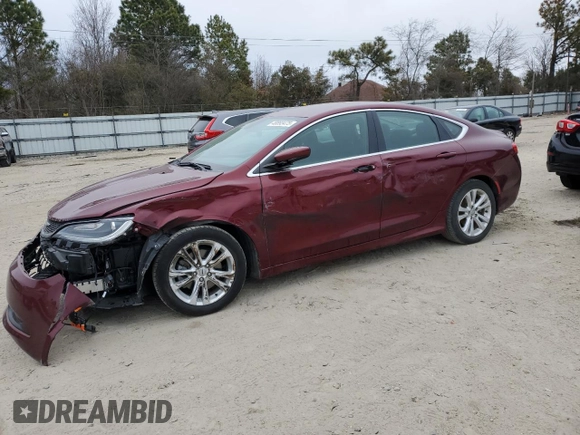2016 Chrysler 200 LX with VIN 1C3CCCFB5GN182424, listed as a Copart auction lot 48893475 with 69,302 mi miles and Salvage Title. Bid and sale history available at carsss.com. Image 1.