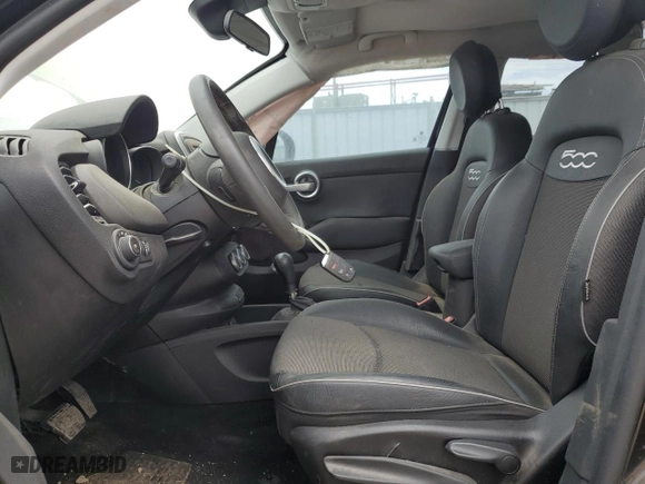 2017 FIAT 500X Urbana Edition with VIN ZFBCFXCB5HP517978, listed as a Copart auction lot 74133464 with 30,663 mi miles and Salvage Title. Bid and sale history available at carsss.com. Image 7.