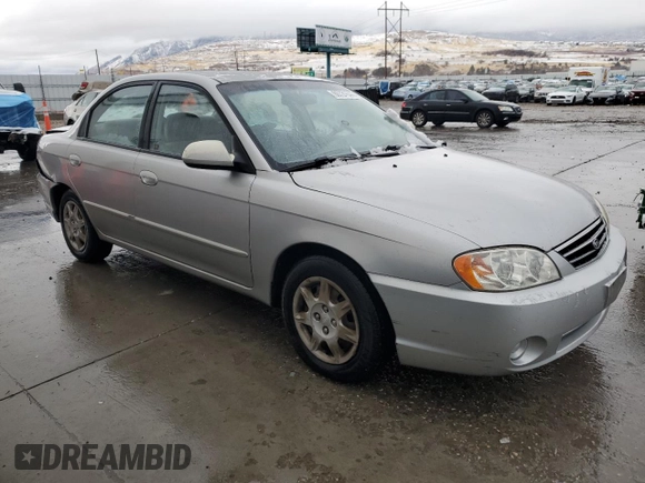 2004 Kia Spectra z VIN KNAFB121845304019, wystawiony jako Copart lot #86731644 z przebiegiem 150 252 mil mil oraz Szkoda całkowita • Salvage title. Historia ofert i sprzedaży dostępna na DreamBid. Obrazek 4.