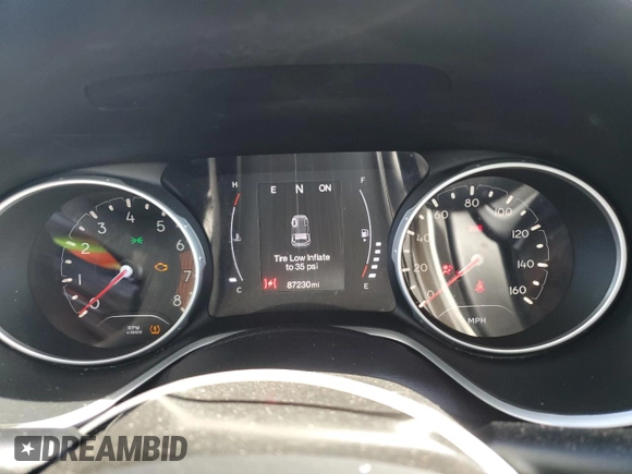 2019 Jeep Compass Latitude with VIN 3C4NJDBB0KT641860, listed as a Copart auction lot 83894084 with 87,230 mi miles and Salvage Title. Bid and sale history available at carsss.com. Image 9.