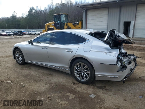 2019 Lexus LS 500 with VIN JTHB51FF0K5007160, listed as a Copart auction lot 42349845 with 65,047 mi miles and Salvage title. Bid and sale history available at DreamBid. Image 2.