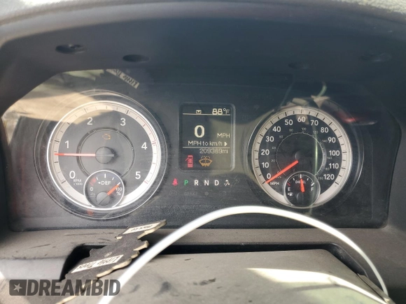 2018 Ram 2500 Tradesman with VIN 3C6UR4HL9JG295116, listed as a Copart auction lot 57908305 with 209,389 mi miles and Salvage title. Bid and sale history available at DreamBid. Image 9.
