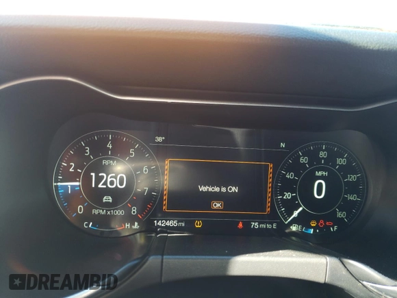 2018 Ford Mustang GT with VIN 1FA6P8CF8J5126377, listed as a Copart auction lot 88294875 with 142,465 mi miles and Salvage Title. Bid and sale history available at carsss.com. Image 9.