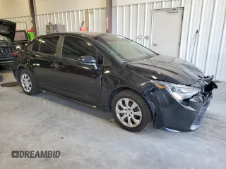 2022 Toyota Corolla LE with VIN 5YFEPMAE0NP391988, listed as a Copart auction lot 45218375 with 56,452 mi miles and Salvage Title. Bid and sale history available at DreamBid. Image 4.