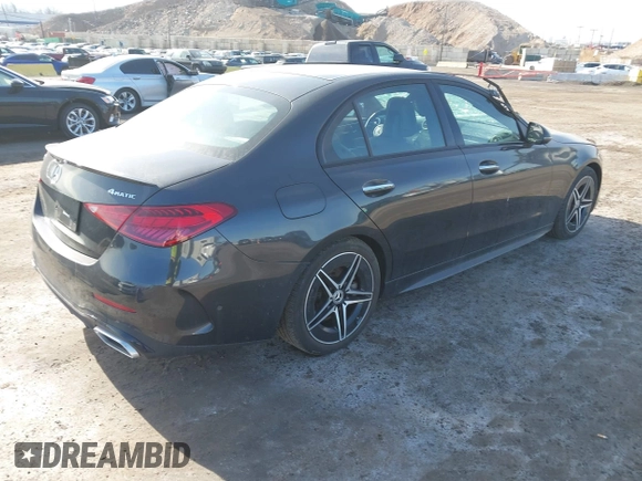 2022 Mercedes-Benz C 300 with VIN W1KAF4HB8NR015290, listed as a IAAI auction lot 41462156 with 16,094 mi miles and . Bid and sale history available at DreamBid. Image 4.