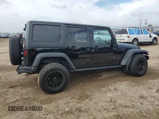 2013 Jeep Wrangler Unlimited Sahara with VIN 1C4BJWEG8DL584909, listed as a Copart auction lot 58520555 with 91,633 mi miles and Salvage title. Bid and sale history available at DreamBid. Image 3.