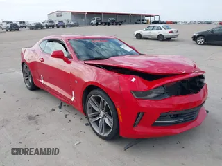 2017 Chevrolet Camaro 2LT with VIN 1G1FD1RS9H0171021, listed as a IAAI auction lot 41571765 with 1 mi miles. Bid and sale history available at carsss.com. Image 1.