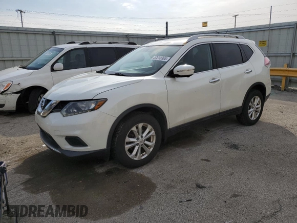 2015 Nissan Rogue SL with VIN 5N1AT2MV9FC883421, listed as a Copart auction lot 52615365 with 64,967 mi miles and Salvage Title. Bid and sale history available at DreamBid. Image 1.