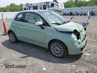2012 FIAT 500 Lounge z VIN 3C3CFFCR8CT120214, wystawiony jako Copart lot #56963235 z przebiegiem 42 992 mil mil oraz Czysty tytuł • Clean title. Historia ofert i sprzedaży dostępna na DreamBid. Obrazek 4.