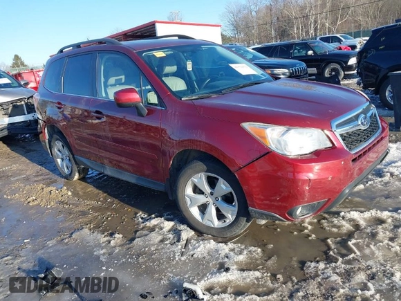 2014 Subaru Forester 2.5i Limited with VIN JF2SJAHC6EH441412, listed as a IAAI auction lot 41376172 with 137,378 mi miles. Bid and sale history available at carsss.com. Image 1.