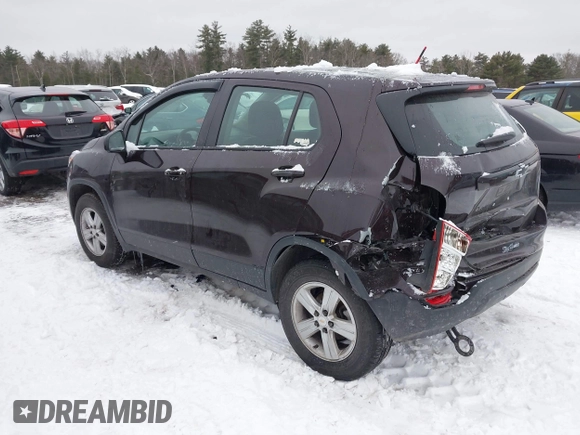 2022 Chevrolet Trax LS with VIN KL7CJNSM1NB504895, listed as a IAAI auction lot 41526126 with 66,154 mi miles. Bid and sale history available at carsss.com. Image 3.