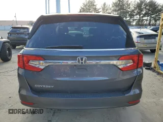 2019 Honda Odyssey EX-L with VIN 5FNRL6H78KB077870, listed as a Copart auction lot 45572505 with 88,417 mi miles and Salvage Title. Bid and sale history available at carsss.com. Image 6.