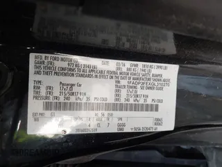 2016 Ford Focus SE z VIN 1FADP3FEXGL310270, wystawiony jako IAAI lot #40956503 z przebiegiem 156 812 mil mil oraz . Historia ofert i sprzedaży dostępna na DreamBid. Obrazek 9.